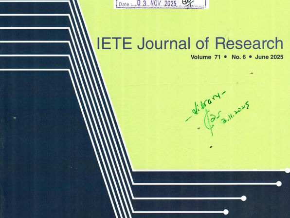 IETE Journal of Research: Jun 2025, Vol - 71, Issue - 06