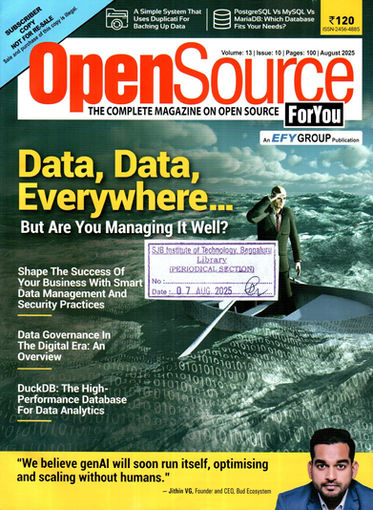 Open Source For You : Aug 2025, Vol - 13, Issue - 10