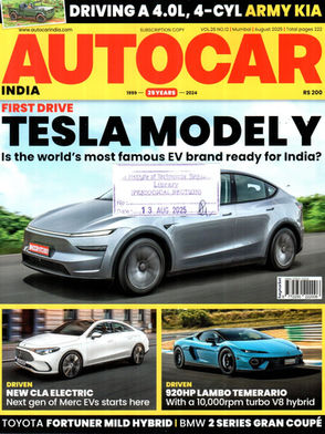 Autocar India: Aug 2025, Vol - 26, Issue - 12