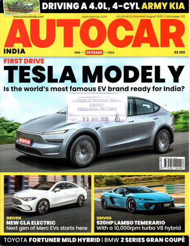 Autocar India: Aug 2025, Vol - 26, Issue - 12
