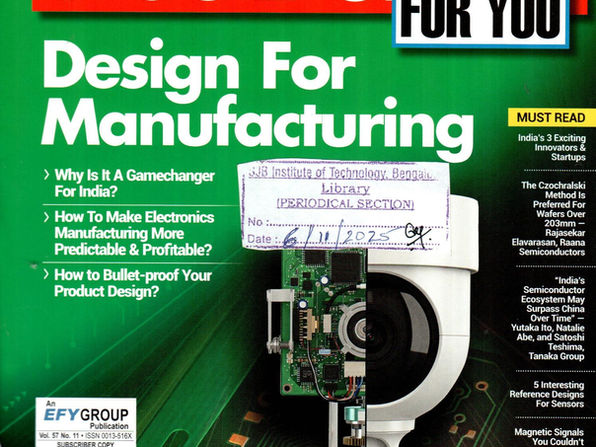 Electronics for you : Nov 2025, Vol - 57, Issue - 11