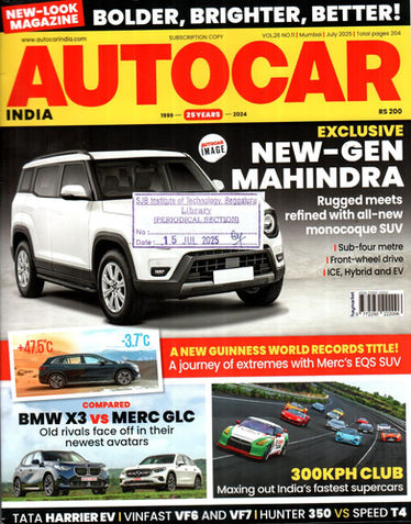 Autocar India: Jul 2025, Vol - 26, Issue - 11