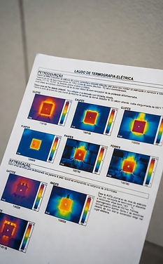 laudo da análise termografica