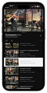Wallanger Coaching Youtube övningar