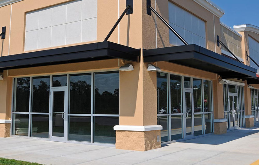 commercial storefront glass door