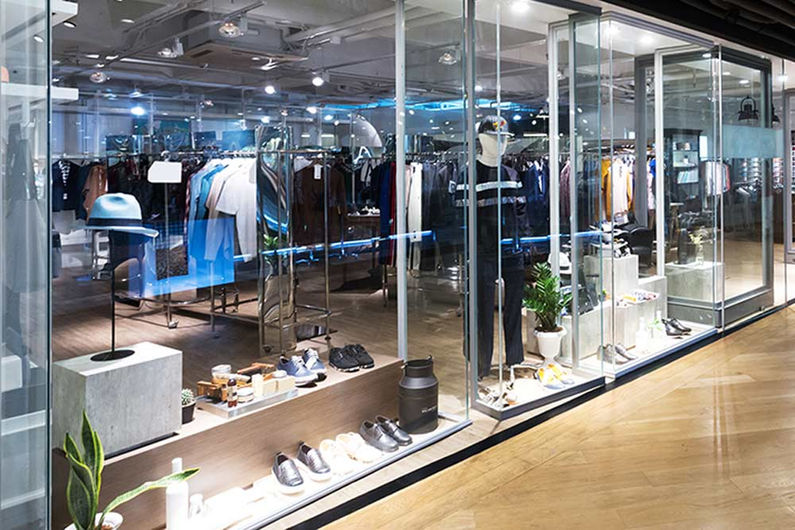 commercial storefront glass door