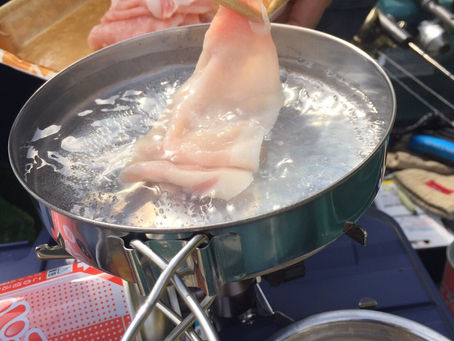 師匠の船上３分クッキング！