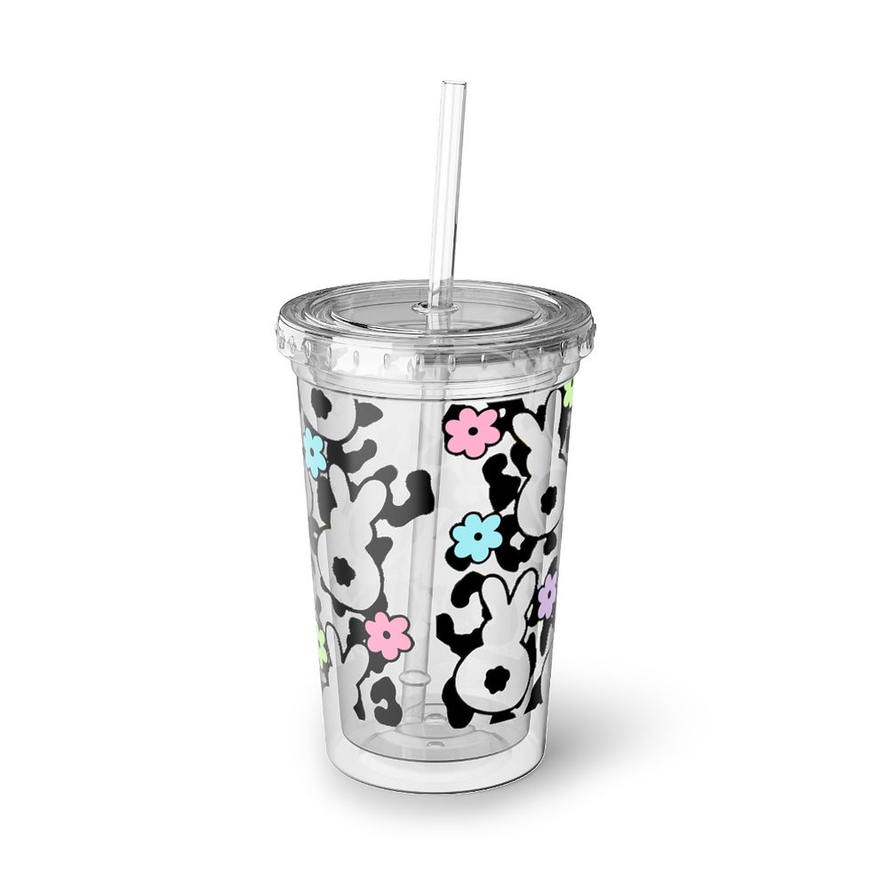 Thumbnail: Leopard Bunny - Acrylic Cup