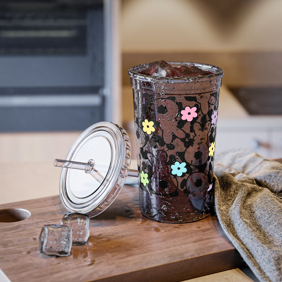 Thumbnail: Leopard Bunny - Acrylic Cup