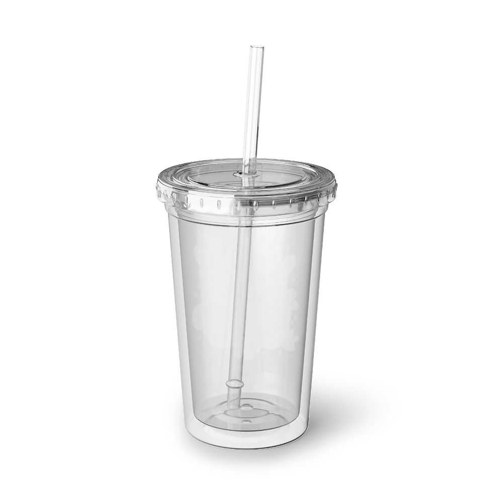 Thumbnail: Smiley Face-retro ball - Acrylic Cup