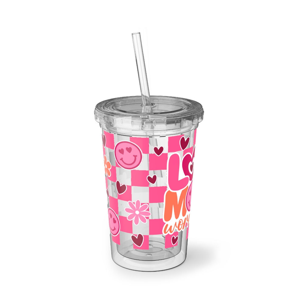Thumbnail: Love More - Acrylic Cup