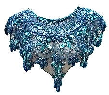 Sequin Shawl Turquoise