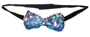 Sequin Bow Tie PEACOCK Adult Unisex