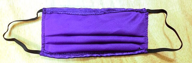 Thumbnail: Handmade Face Mask Purple (case of 34 masks)