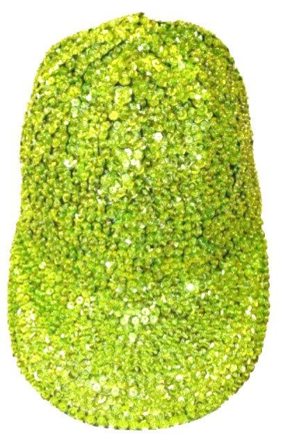 Sequin Baseball Cap LITE GREEN