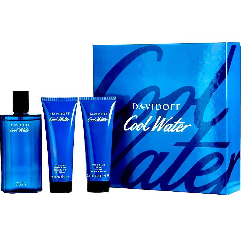 Davidoff Cool Water 3pc perfume set for men