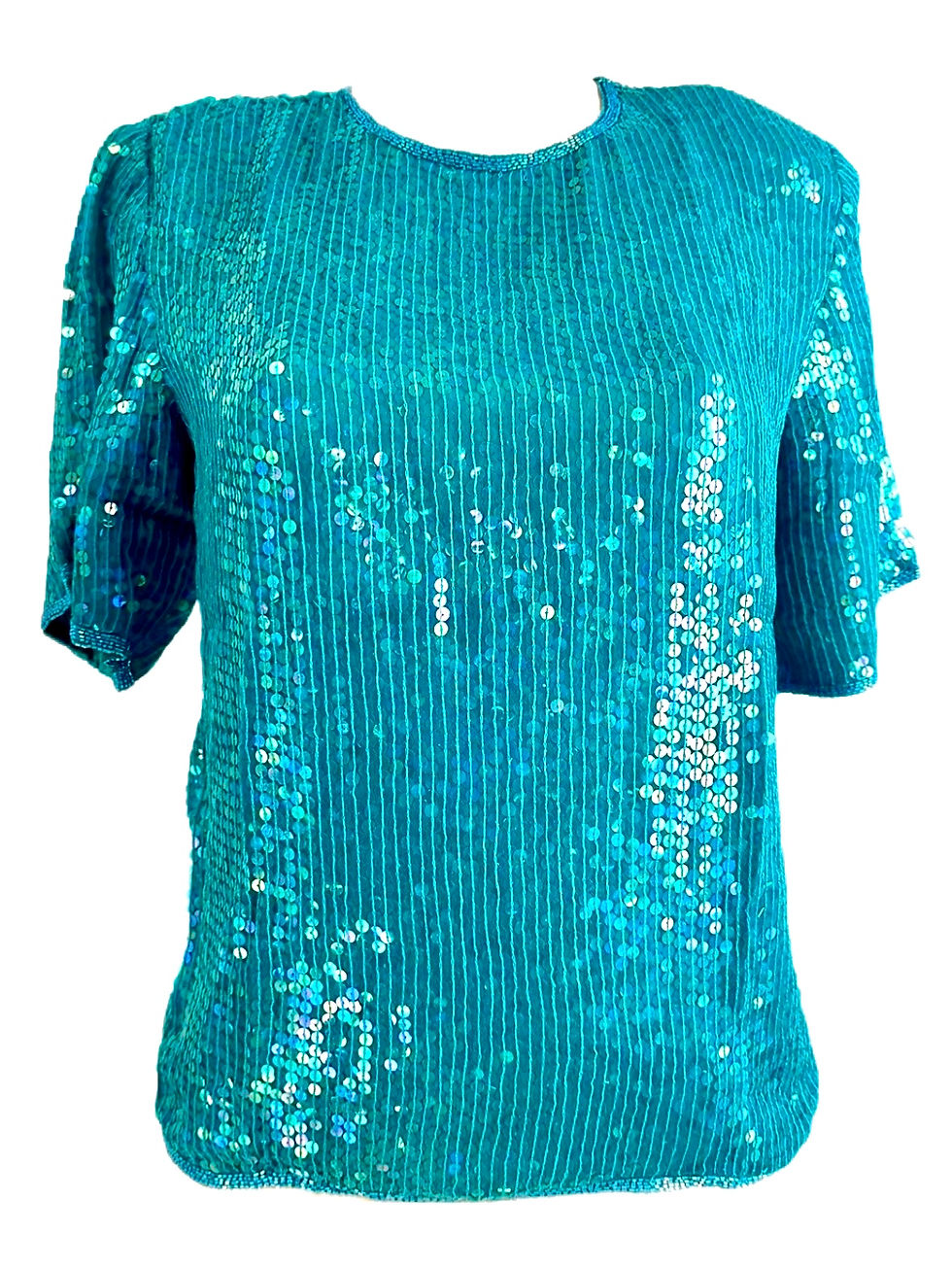 Sequin Top Turquoise