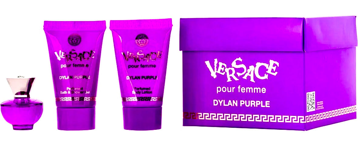 Versace Dylan Purple Mini Fragrance 3pc set for women