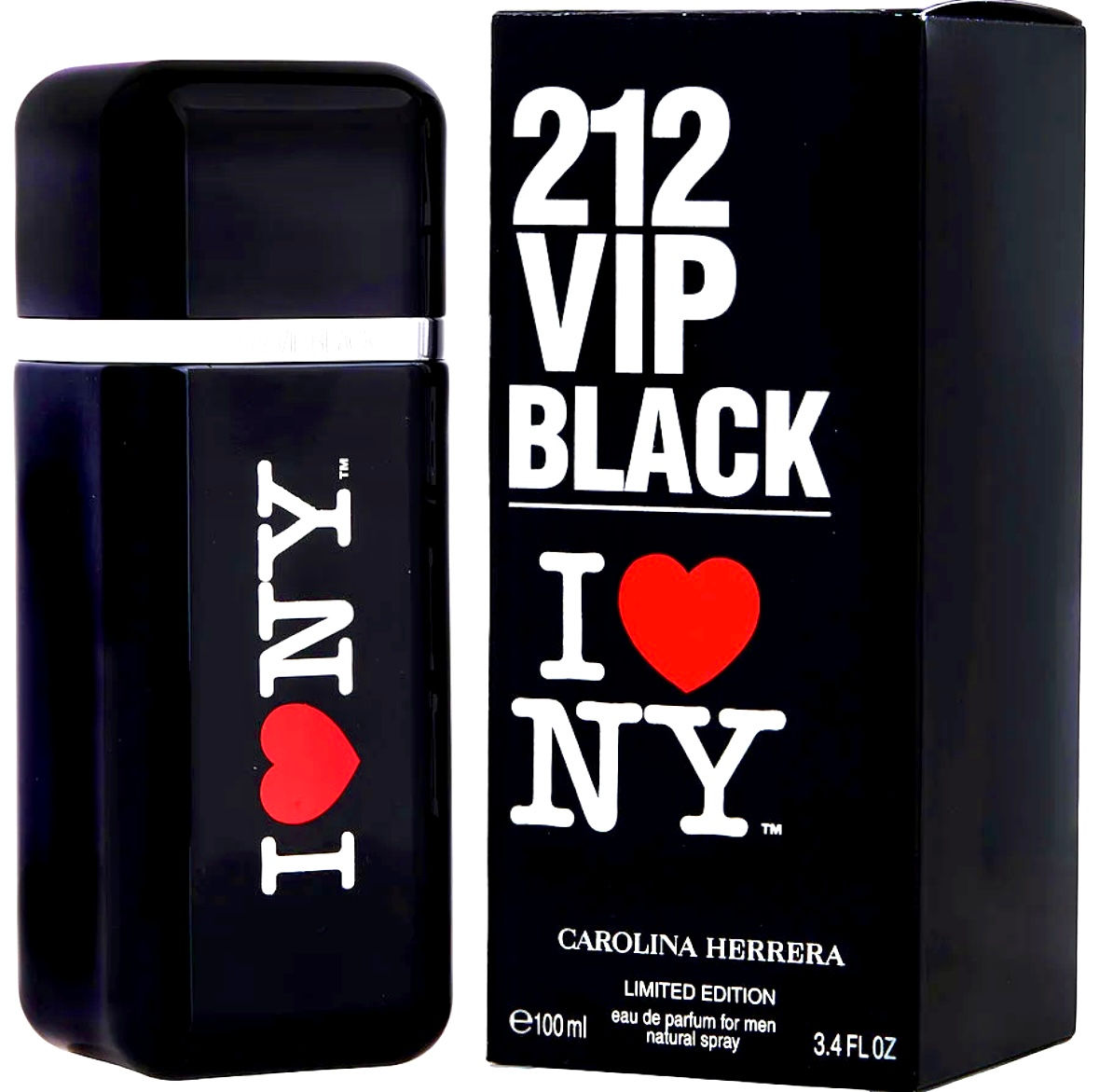 Carolina Herrera 212 VIP Black I NY 3.4oz eau de parfum for men
