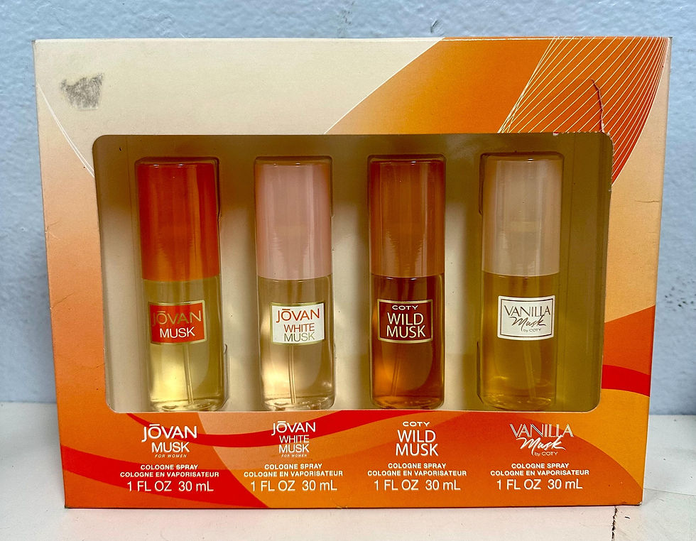 Jovan Mini Fragrance Variety Collection 4pc Perfume set for women