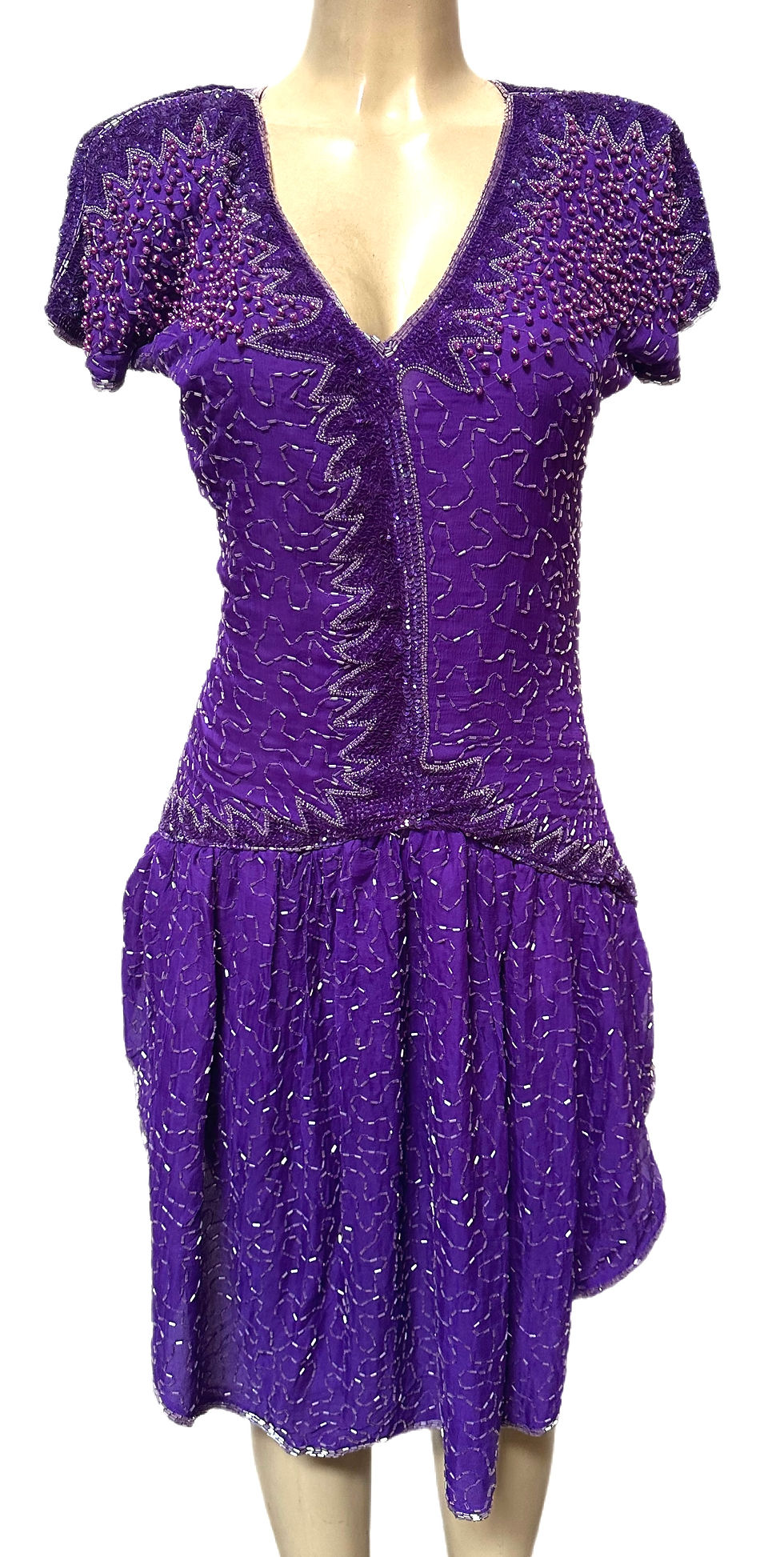 Sequin Purple Dress