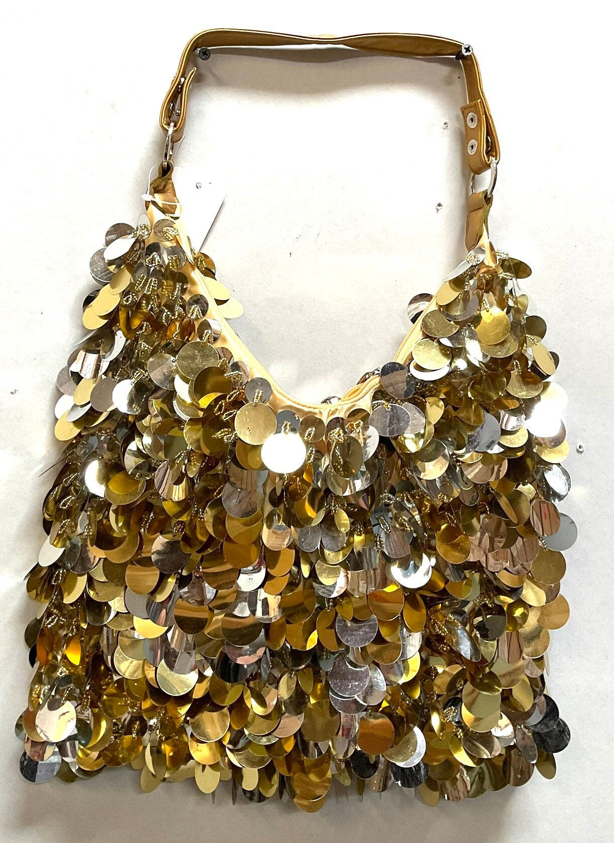 Sequined Purse Gold/Silver