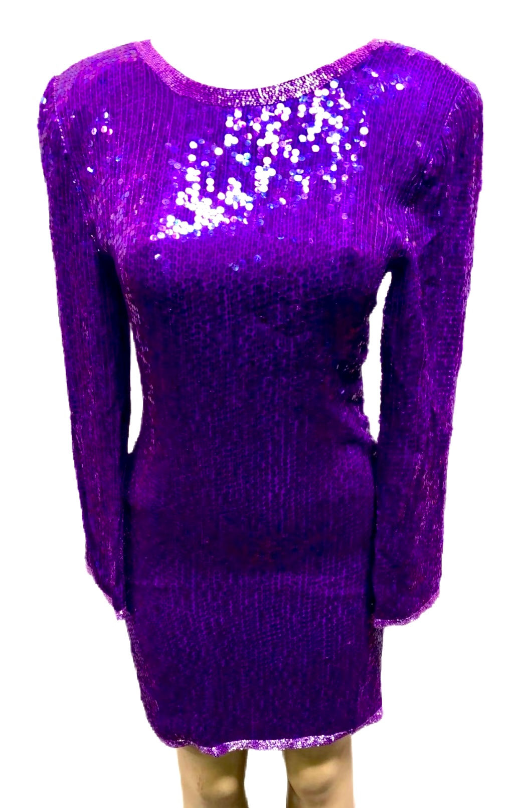 Sequin Dress Purple