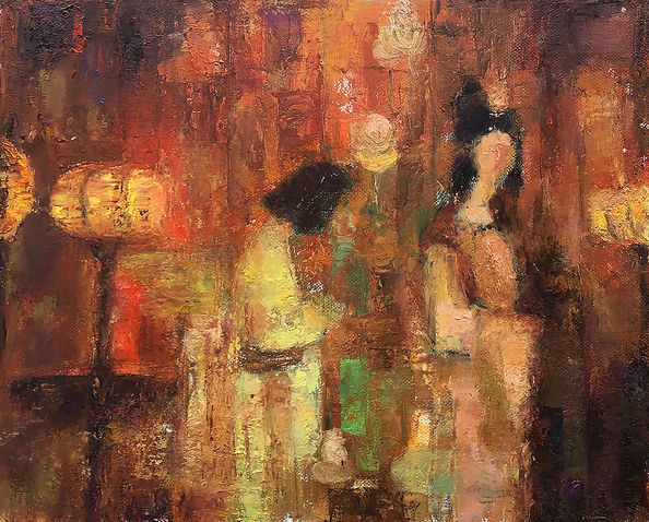 The lights dim | Oil