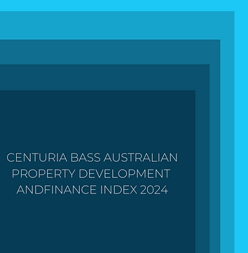 In September 2024, Centuria Bass undertook a survey of our borrower and broker client base to learn more about current market conditions, how the landscape is changing and has changed in recent times, to help us better understand borrowers’ needs.

We surveyed 67 developers, investors, fund managers and brokers, and asked 20 questions addressing the property development and financing landscape. We have since prepared the Inaugural 2024 Centuria Bass Australian Property Development and Finance Index. This index will provide an annual research benchmark on Australia’s commercial real estate debt market to help us better understand the market trends that property developers and financiers are observing around the country.

For a copy of the full report, reach out to one of our experts, or contact us via ourwebsite.
