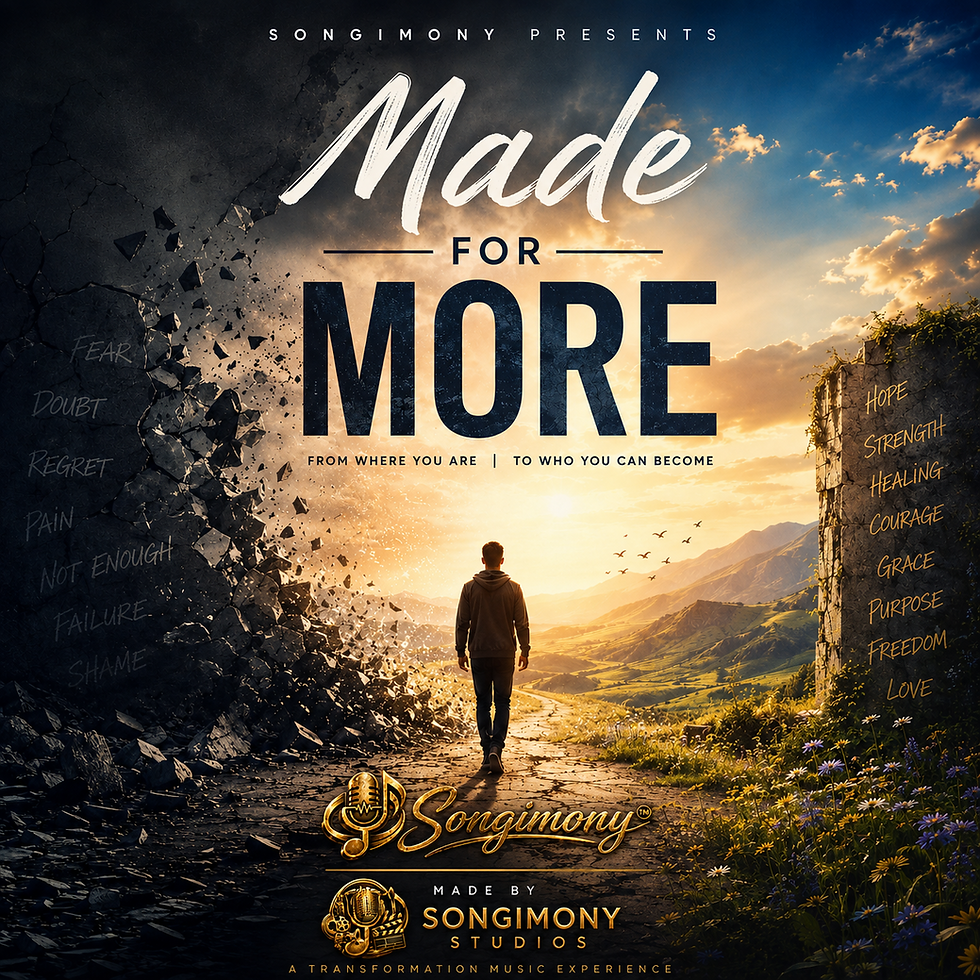 Made for More album artwork — a path from darkness toward light