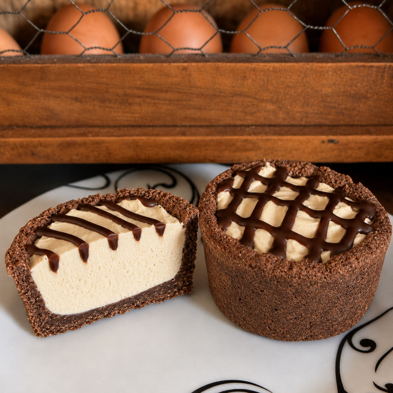 Coffee Cookie Tart x 4