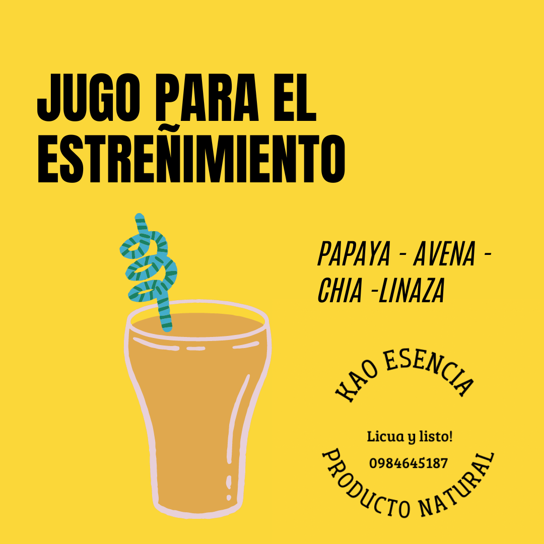 Jugo para mejorar el tránsito intestinal