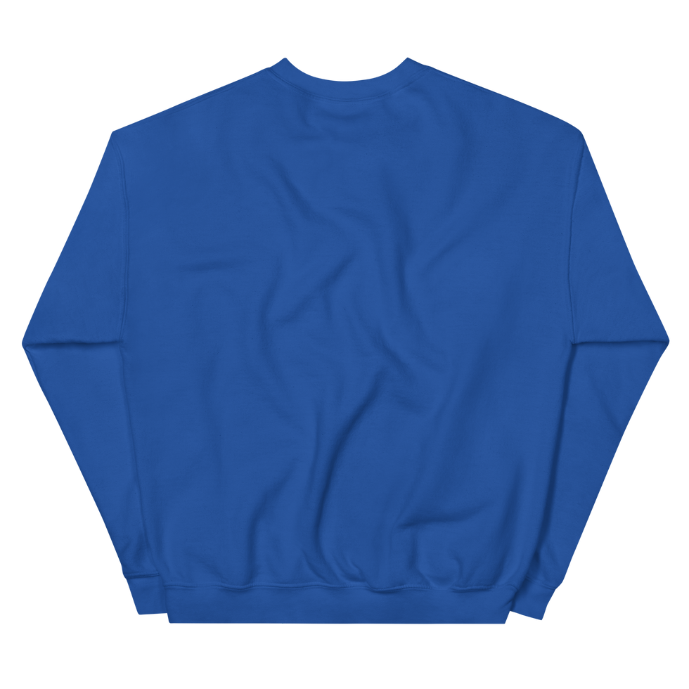 Thumbnail: Unisex sweatshirt with a white KCMI crown logo.