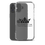 Thumbnail: Clear iPhone case with a black KCMI crown logo.