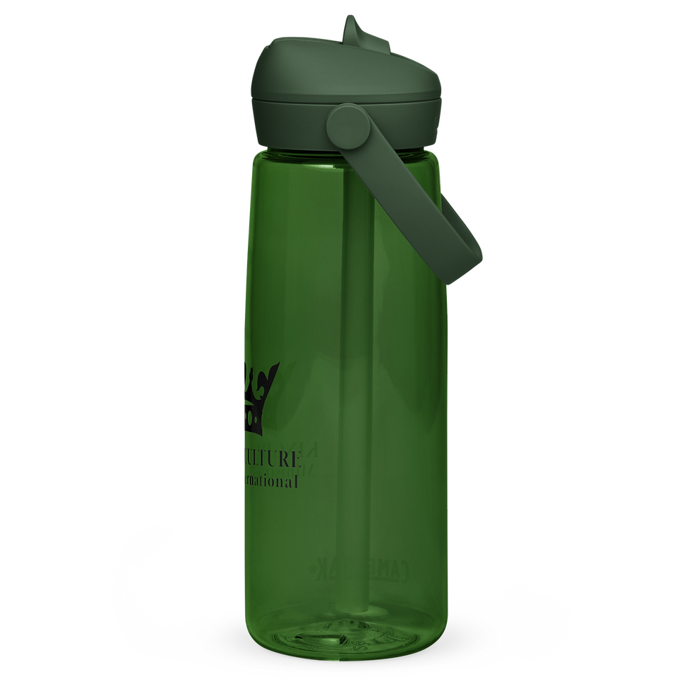 Thumbnail: 25-oz Flip-Straw Water Bottle with Black KCMI Logo
