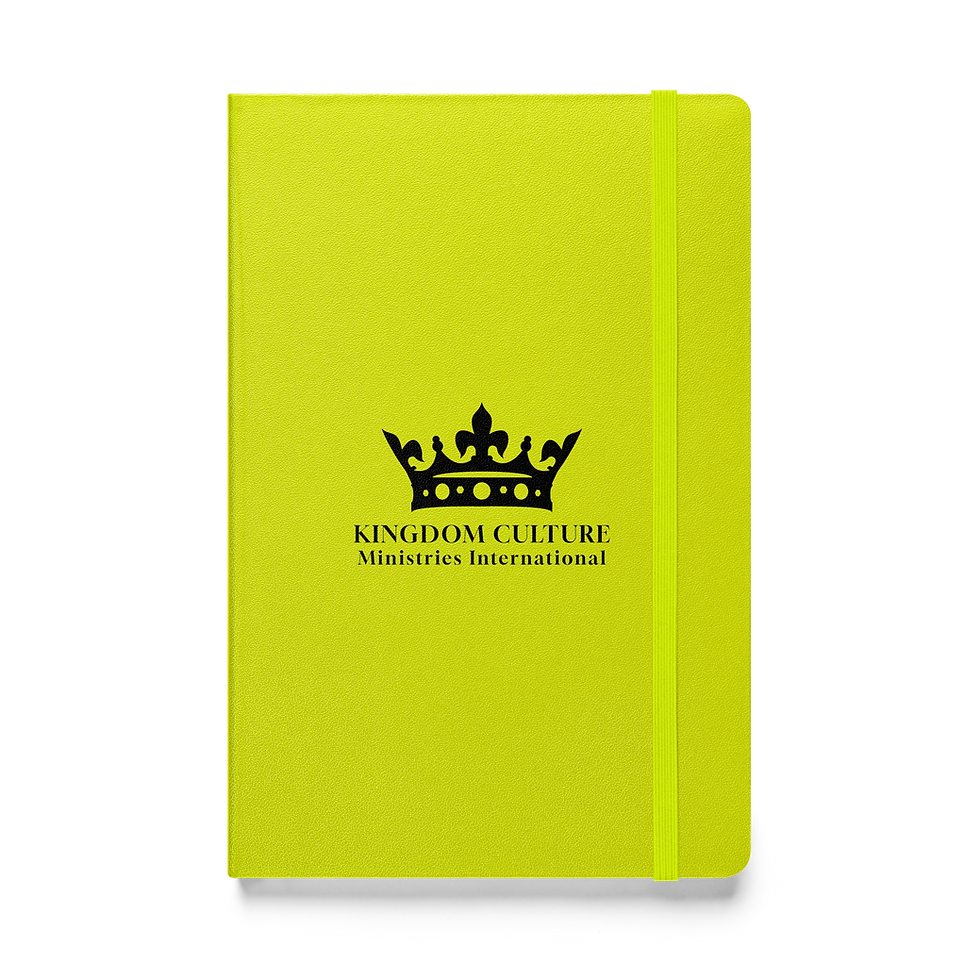 Thumbnail: Hardcover Bound Notebook with Black KCMI Logo