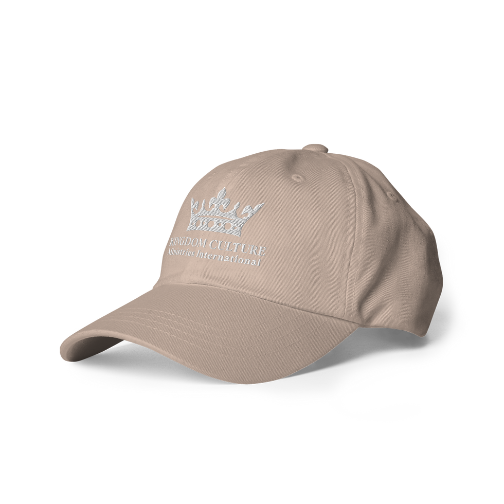 Thumbnail: Classic dad hat with the white KCMI crown logo.
