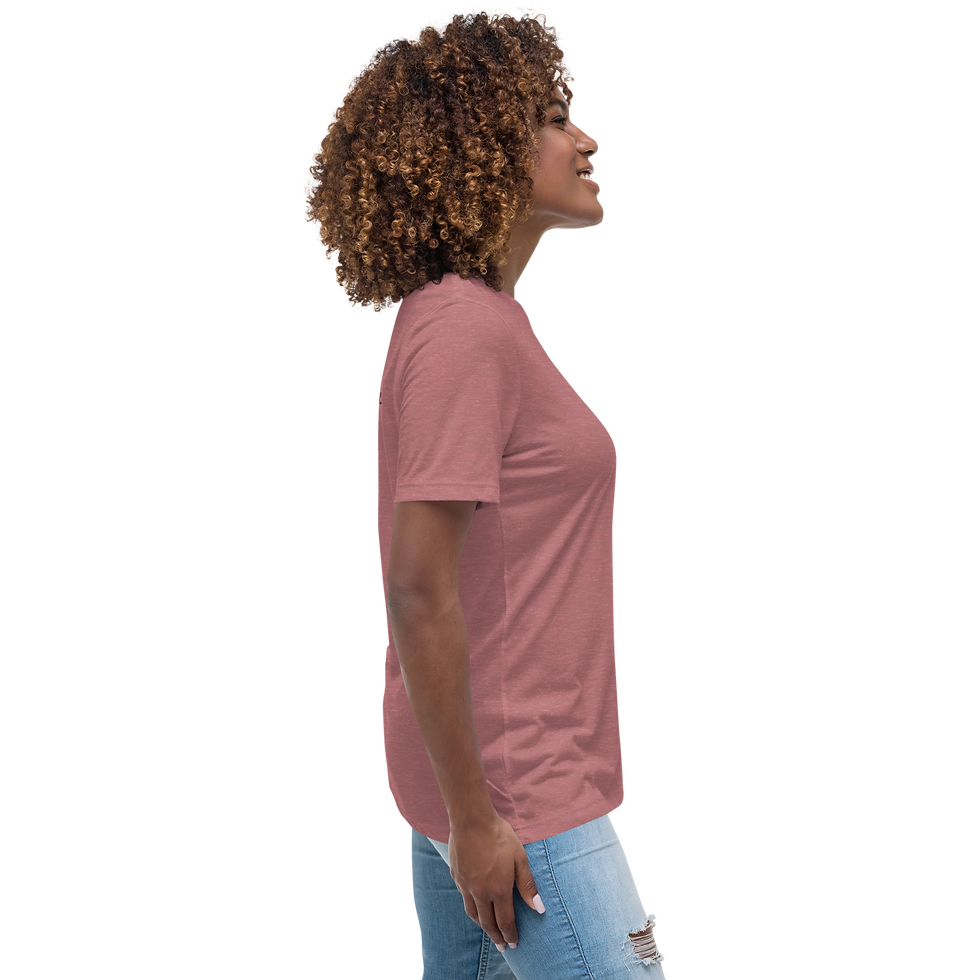 Thumbnail: Women's Relaxed T-Shirt with Black KCMI Logo and Mission
