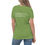 Thumbnail: Women's relaxed t-shirt with a white KCMI crown logo on the front and the mission on the back.