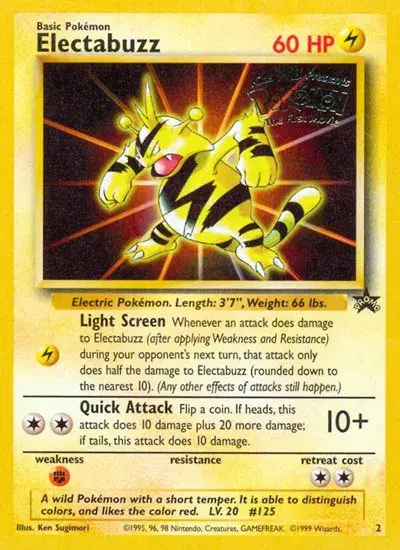 Electabuzz (Movie Promo) WoTC Promo Promo 02/53
