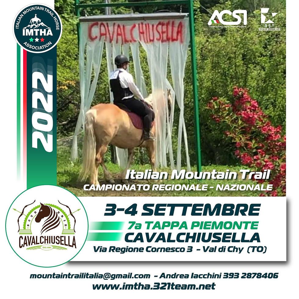 Settima Tappa Campionato Regionale Mountain Trail