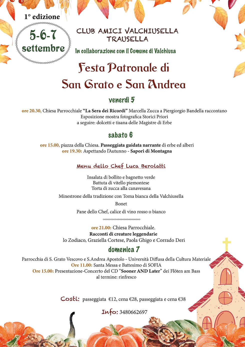 Festa Patronale di S. Grato e S. Andrea