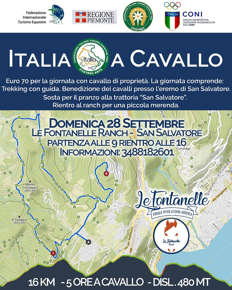 Trekking Italia a Cavallo