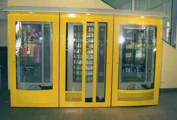 Blindage machine cafe