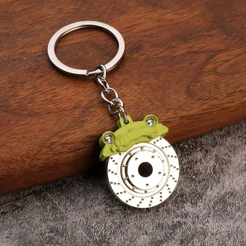 Miniatura: Creative Gear Head Keychain Speed Gearbox Keyring for Car Key Turbo Hub Brake