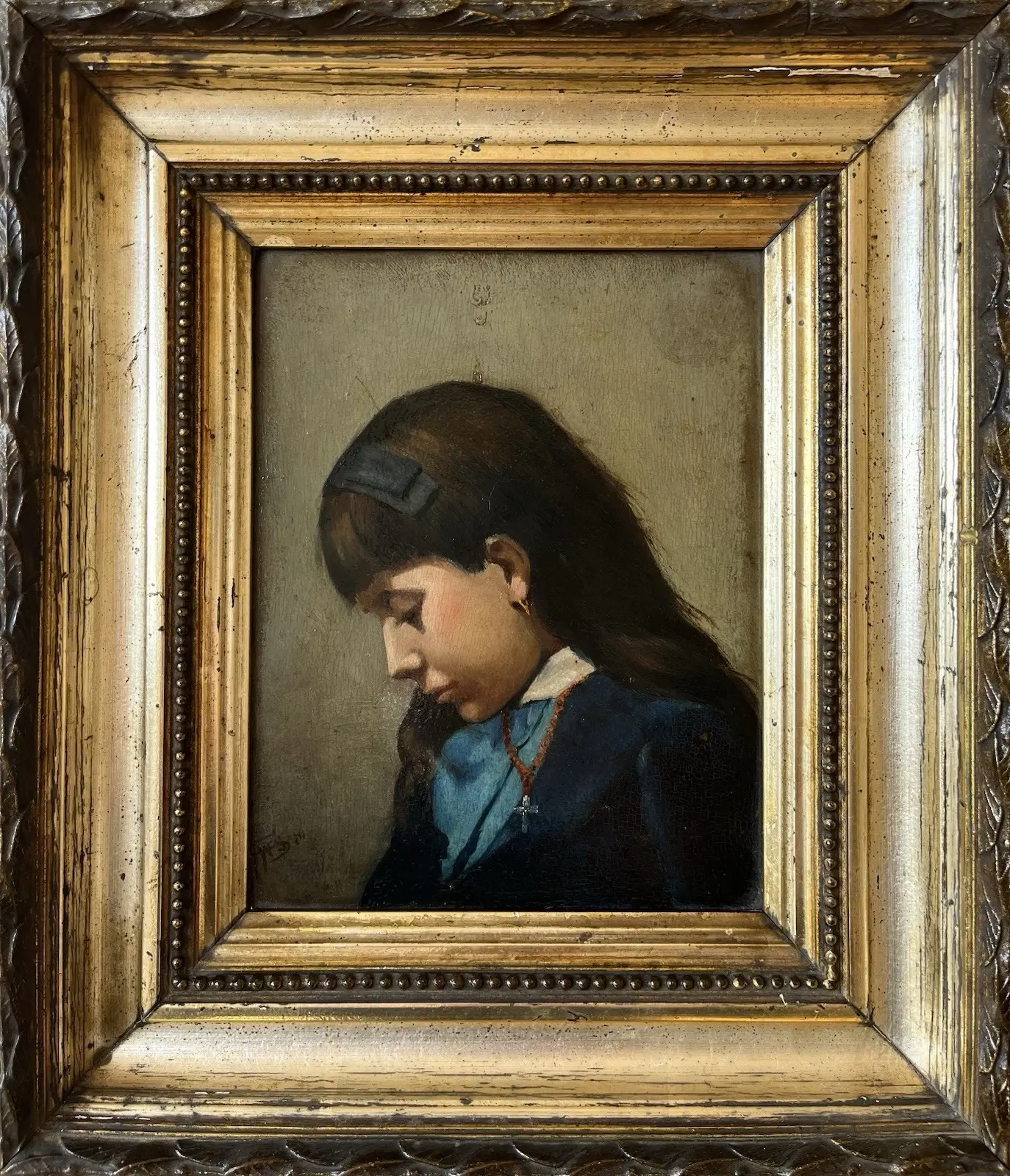 ITALIAN SCHOOL - PORTRAIT OF A GIRL