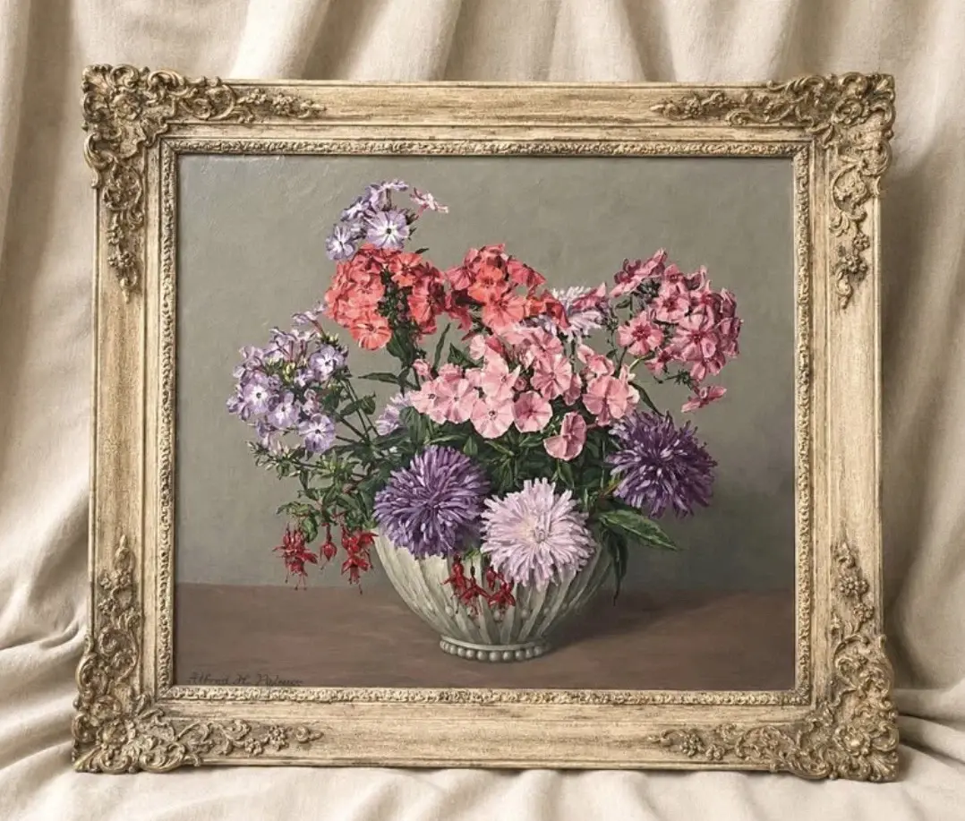 ALFRED PALMER - STILL LIFE OF WILD FLOWERS