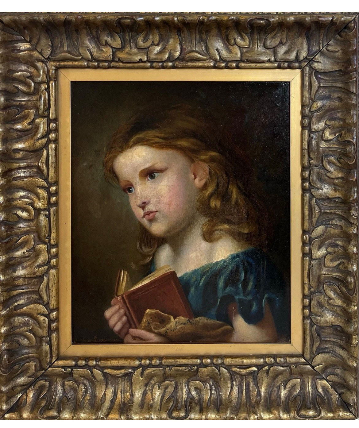 ARTHUR LOADMAN - PORTRAIT OF A GIRL