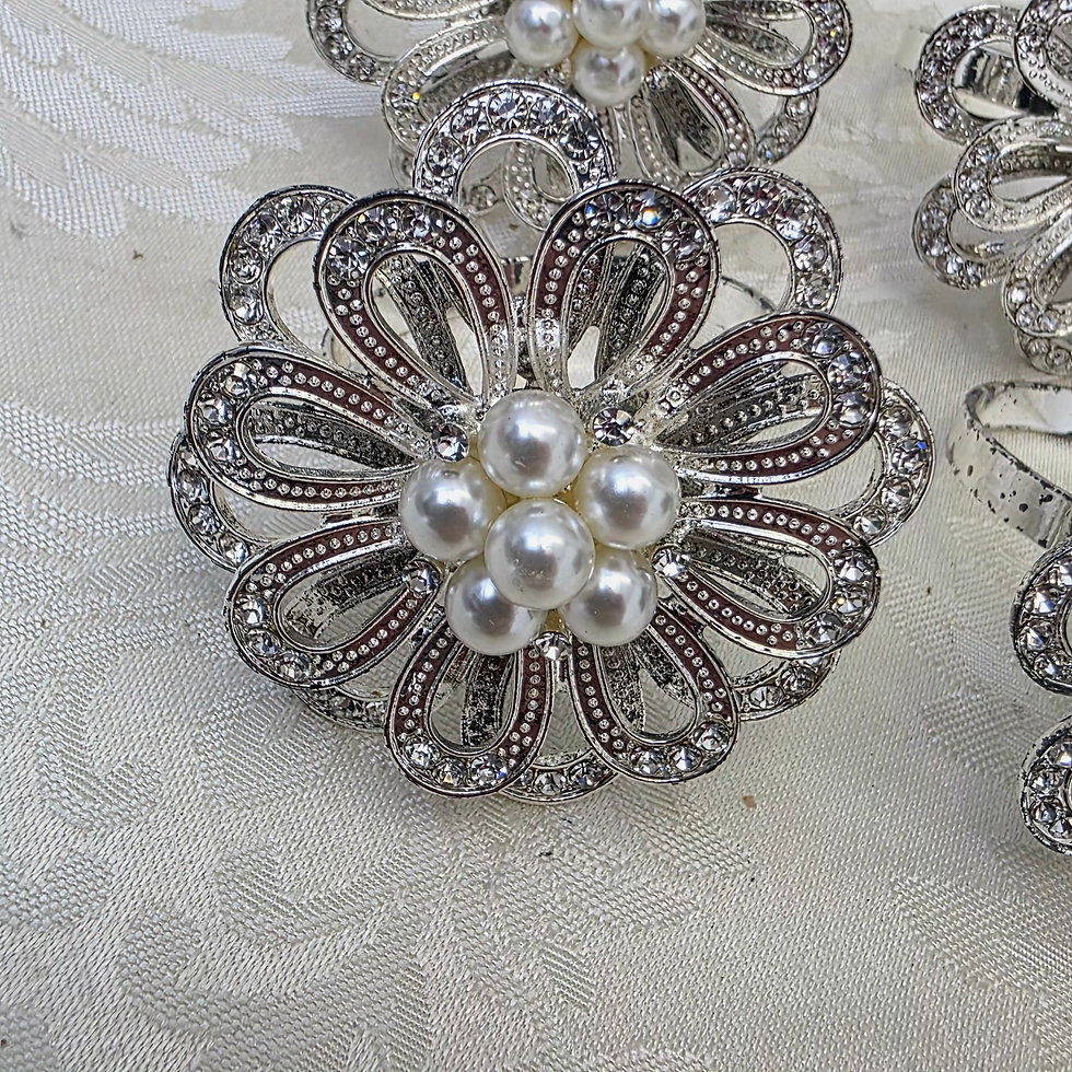 Thumbnail: Set of 4 Napkin Rings 