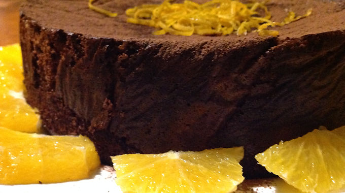 Chocolate Orange Almond Cake